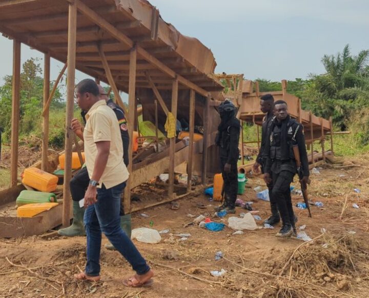 DCE leads hot chase against Galamseyers at Biemso No. 1