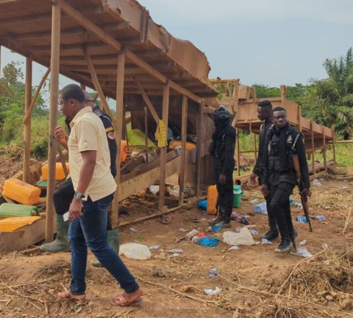 DCE leads hot chase against Galamseyers at Biemso No. 1