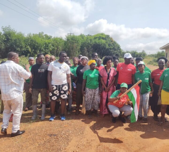 IMG-20260109-WA0354 NDC Youth Organiser leads branch executives to clean-up abandoned Afari Military Hospital