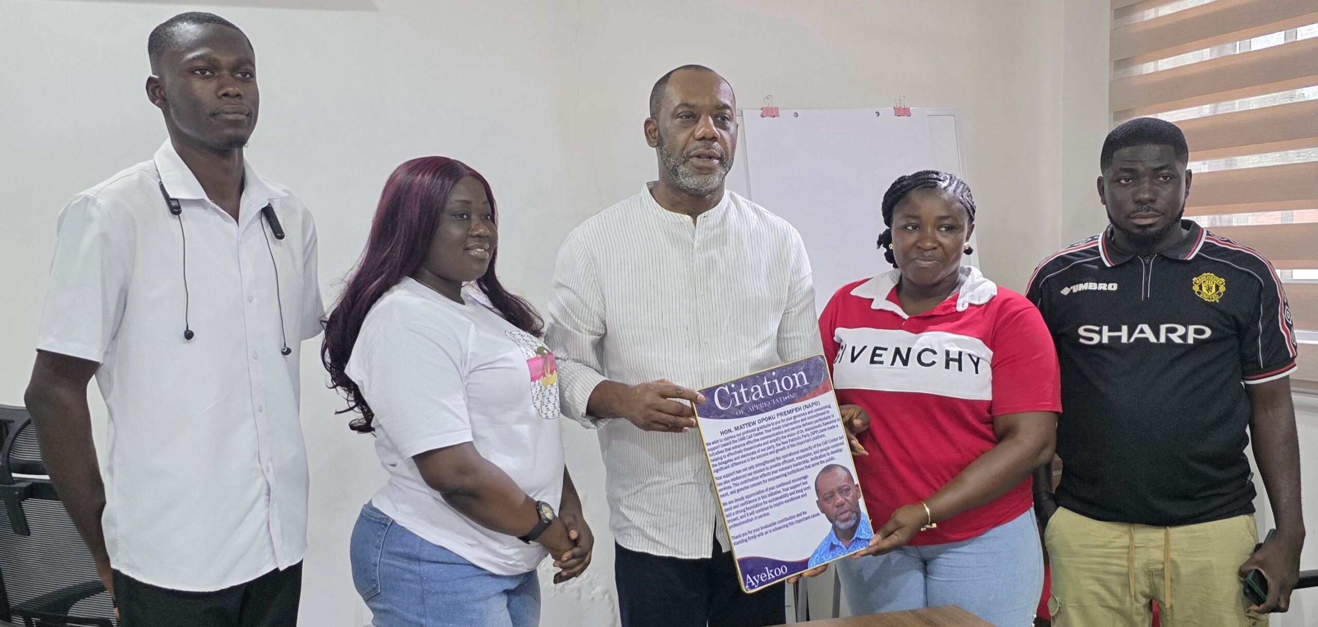 DMB Call Center Group lauds Napo for helping Bawumia win NPP polls