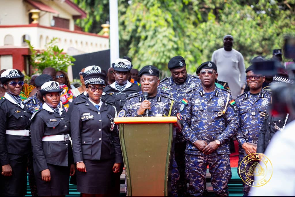 IGP promotes Police Royal Ladies at Manhyia Palace