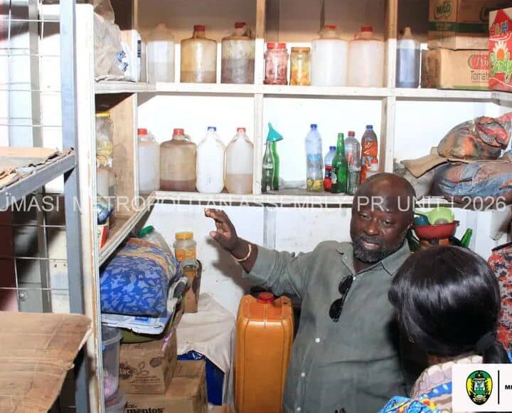 IMG-20260302-WA0424 K’si Mayor removes explosive items from Kejetia Market