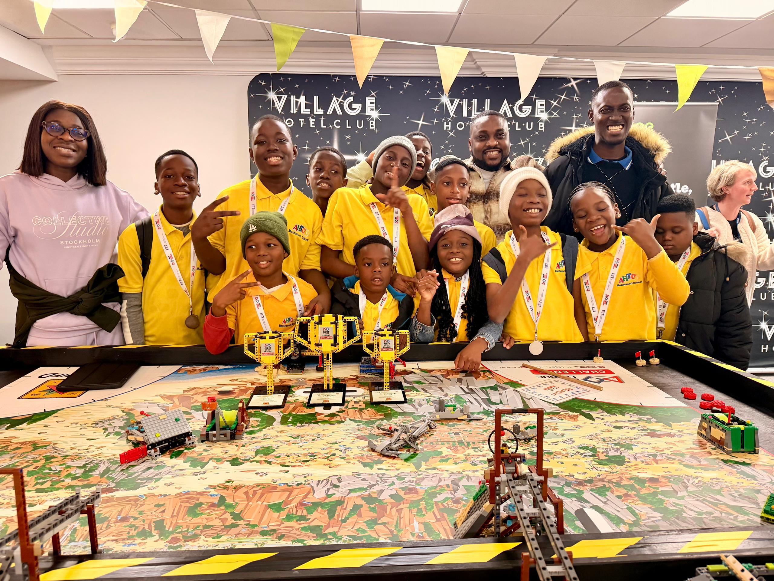Ahtoo Montessori Triumphs at UK Robotics Competition in Partnership with TheMakersplace