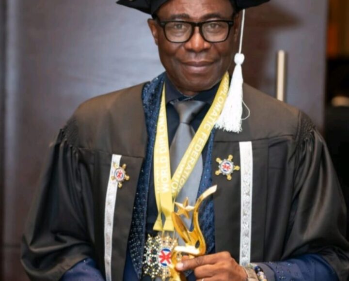 Dr. Brown wins 2 awards from World Diplomatic Federation 