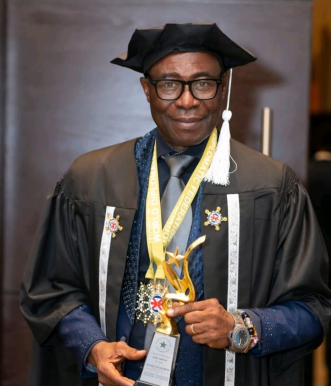 Screenshot_20260401_120808_WhatsAppBusiness Dr. Brown wins 2 awards from World Diplomatic Federation