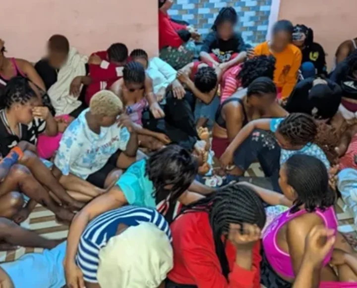 186 human trafficking suspects caged