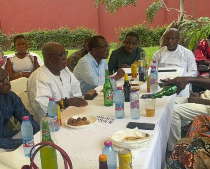 Francis Adomako Shares Meal With NPP Council of Elders On Father’s Day