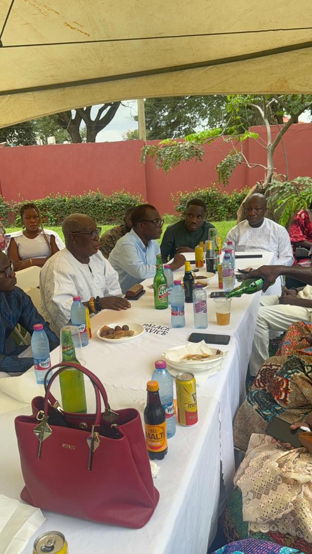Francis Adomako Shares Meal With NPP Council of Elders On Father’s Day