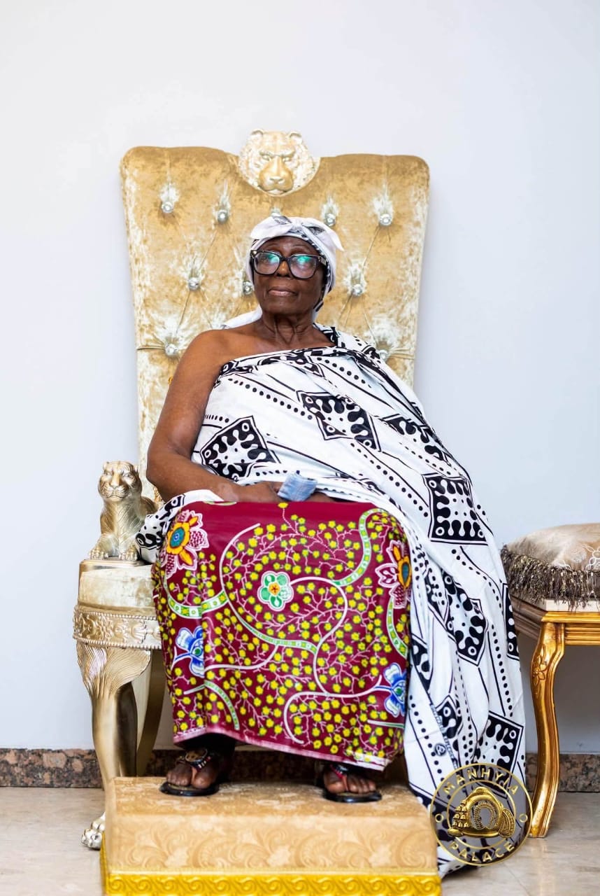 Minority Women MPs Pay Courtesy Call on Newly Enstooled Asantehemaa