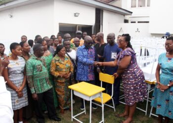 IMG-20260814-WA0411 KMA supports SHSs in Kumasi with 400 sets of modern furniture