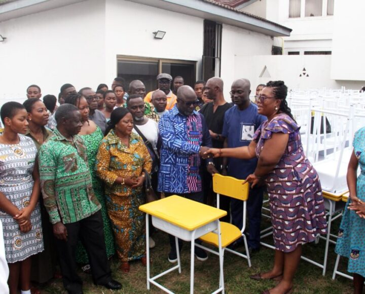 KMA supports SHSs in Kumasi with 400 sets of modern furniture