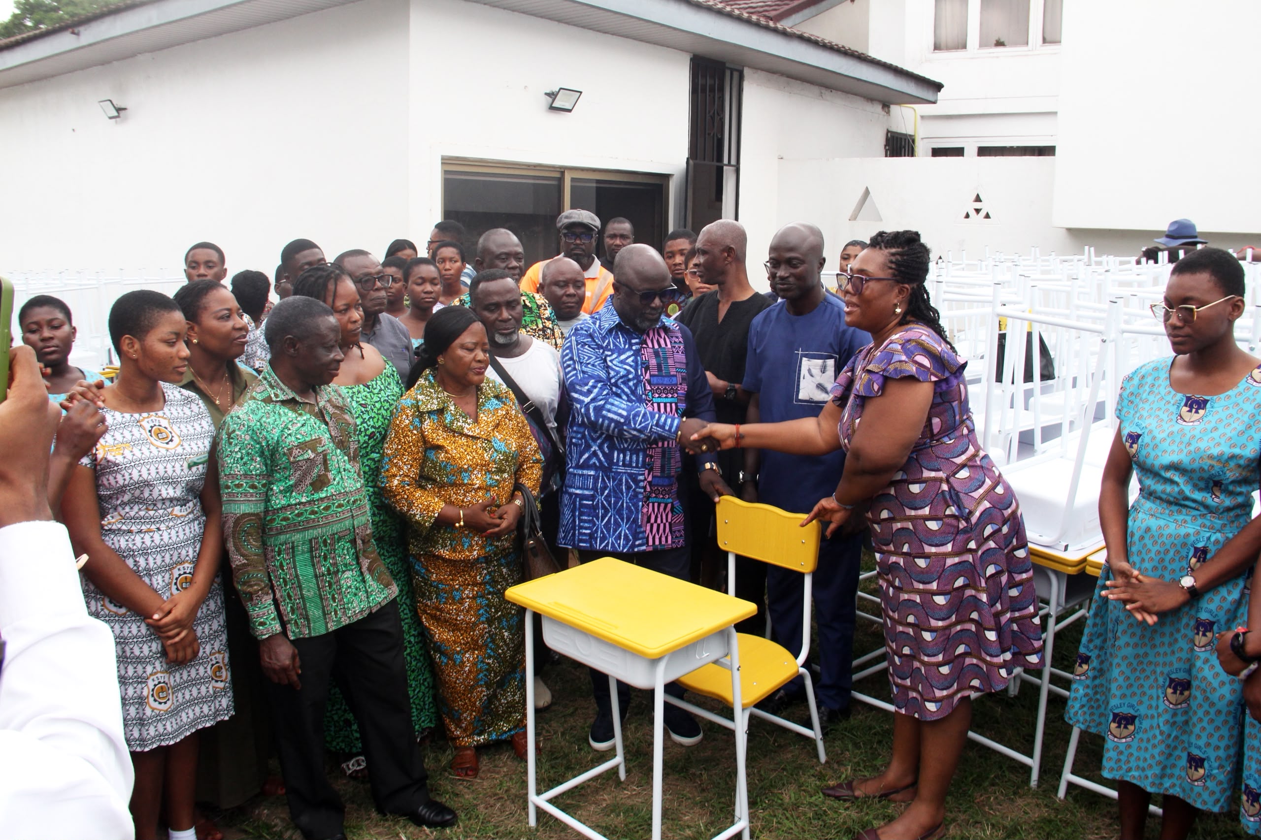 IMG-20260814-WA0411 KMA supports SHSs in Kumasi with 400 sets of modern furniture