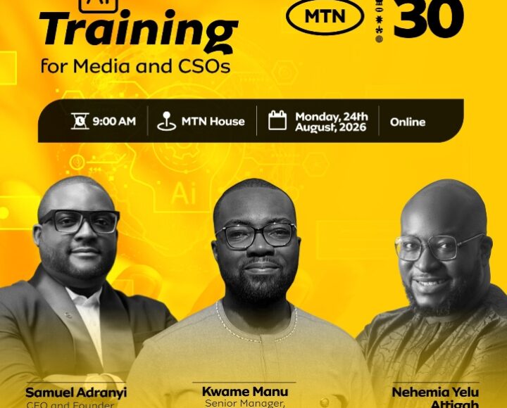 MTN Ghana Empowers Journalists and CSOs with Critical AI and Data Security Skills
