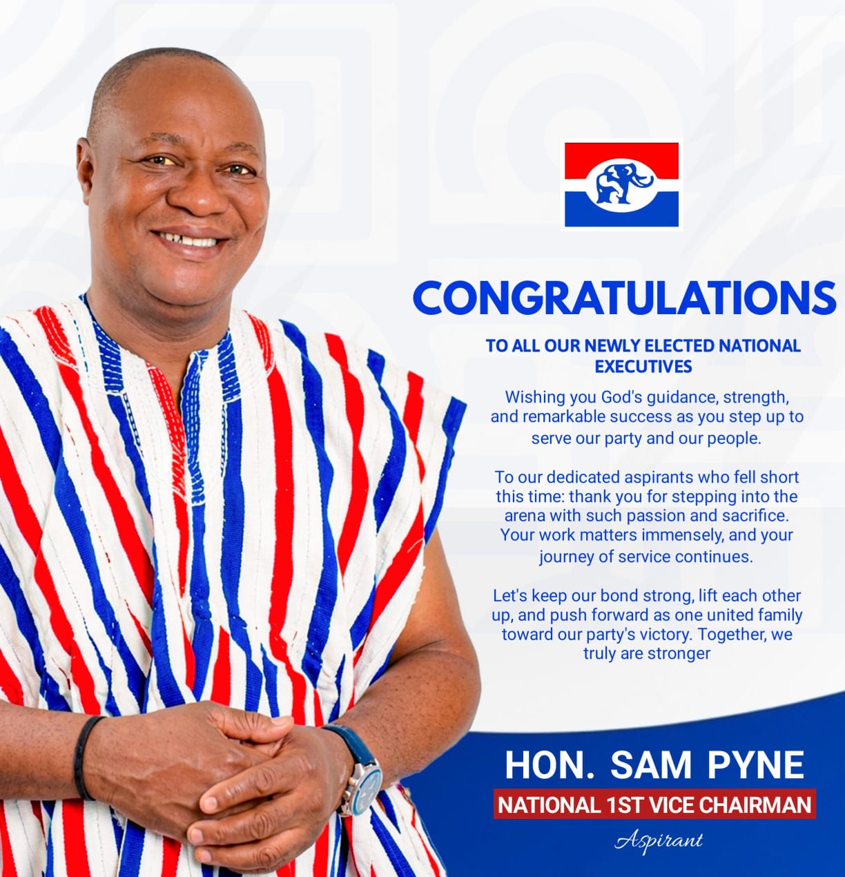 IMG-20261005-WA0357 Sam Pyne Congratulates Newly Elected National Executives-Commends Campaign Team For Unbridled Commitment