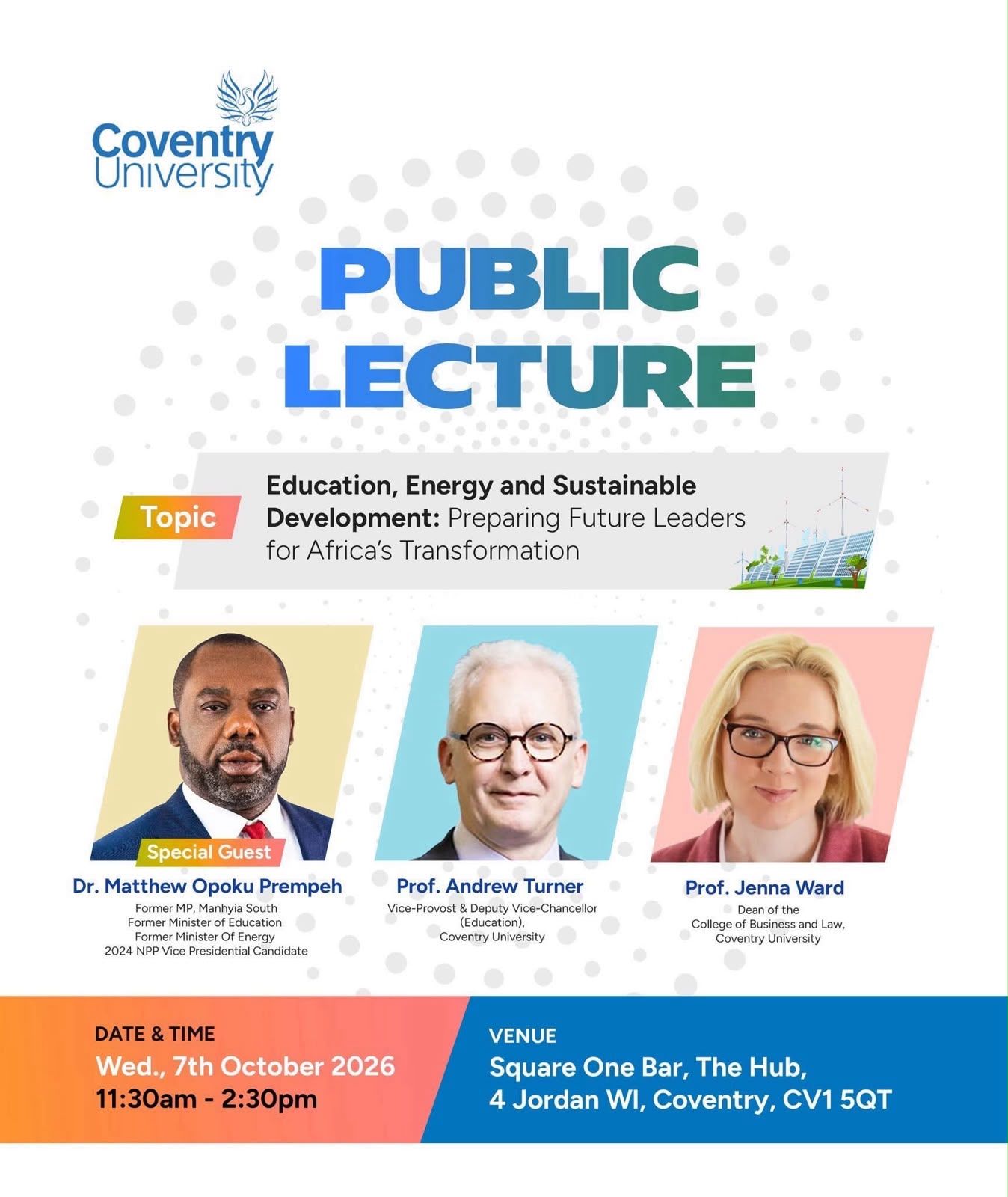 Napo Speaks At Coventry University Tomorrow 